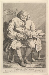 Simon Lord Lovat, 1746. de William Hogarth