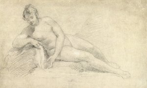 Estudo de um nu feminino de William Hogarth