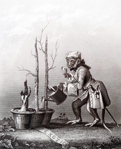 Peça de cauda do catálogo dos artistas de William Hogarth