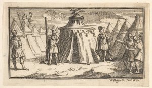 Tirando o cinto militar ou cinto John Beaver, castigos militares romanos, 17 ..., depois de 1725. de William Hogarth