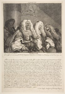 The Bench, setembro de 1758. de William Hogarth