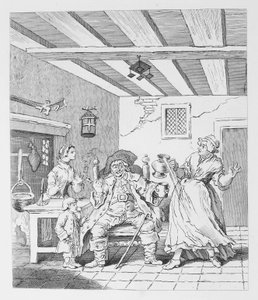 O retorno dos agricultores de William Hogarth