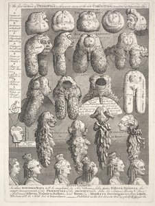 As Cinco Ordens dos Perriwigs, 15 de outubro de William Hogarth