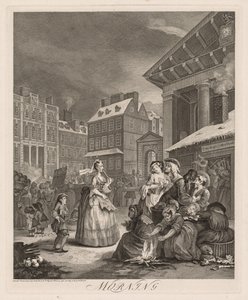 As quatro horas do dia de William Hogarth