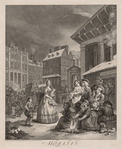 As quatro horas do dia de William Hogarth