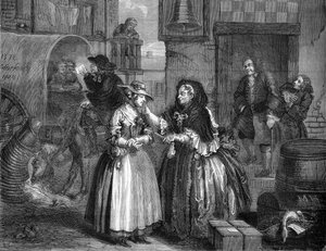 O progresso da Meretriz por William Hogarth de William Hogarth
