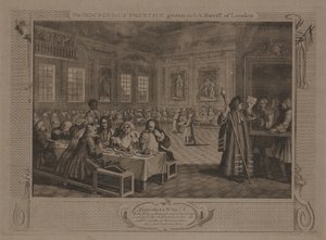 The Industrious &39;Prentice Grown Rich e Sheriff de Londres de William Hogarth