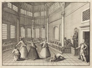 The Inside of a Mosque de William Hogarth