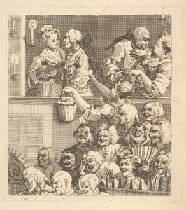The Laughing Audience, dezembro de 1733. de William Hogarth