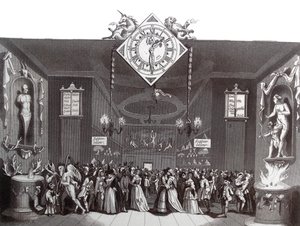 Bilhete The Masquerade de William Hogarth
