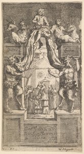 The New Metamorphosis: Frontispiece, Vol.1, 1724. de William Hogarth