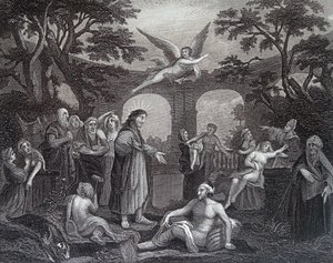 A piscina de Betesda de William Hogarth