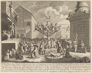 O esquema do Mar do Sul de William Hogarth