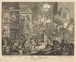 The Times, pl.1 de William Hogarth