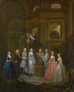 O casamento de Stephen Beckingham e Mary Cox de William Hogarth