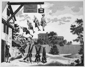 A casa de pesagem de William Hogarth