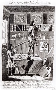 O complicado Richardson, 1724 de William Hogarth