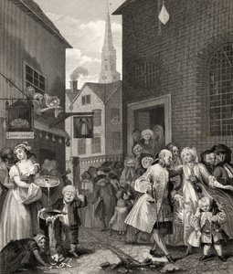 Times of the Day: Noon, de "Os Trabalhos de William Hogarth", publicado em 1833 de William Hogarth