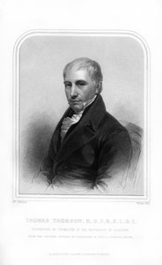 Thomas Thomson, químico escocês, 1870.