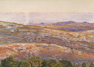 O Mar Morto de Siloé, 1861 de William Holman Hunt