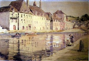 Quimperle (aguarela sobre papel) de William Holt Yates Titcomb