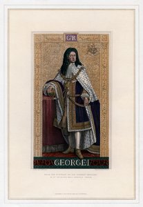 George I, rei da Grã-Bretanha de William Home Lizars