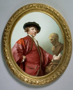 Retrato de Joshua Reynolds (1723-1792) 1786 (esmalte sobre cobre)