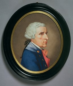 Retrato de Sir William Hamilton, c.1802 (esmalte em cobre) de William Hopkins Craft