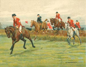 Raças Históricas e Modernas, Corridas Ponto a Ponto (chromolitho)
