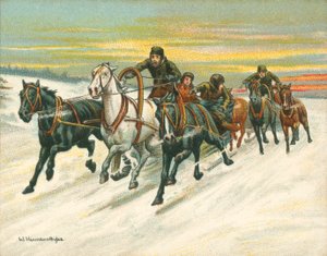 Raças Históricas e Modernas, Raças de Trenó Russo (chromolitho)