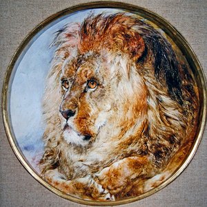 Retrato de um Leão de William Huggins