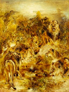 O lugar bebendo, 1878 de William Huggins