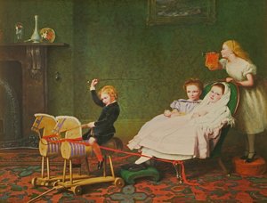 Uma carruagem para a bola, 1868 de William III Bromley