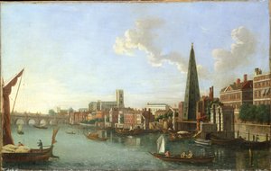 Ponte de Westminster (ao entardecer), meados do século XVIII (óleo sobre tela)