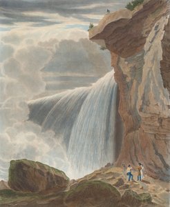 Niagara Falls from Under Table Rock, 1829.