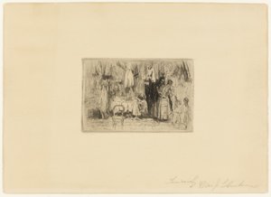 Na costureira de William James Glackens