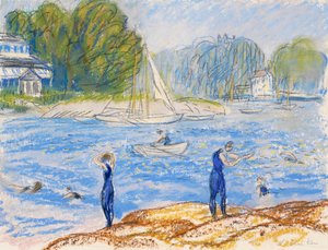 Banhistas, nenhum lugar de William James Glackens