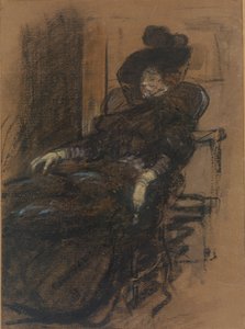 Mulher sentada de William James Glackens