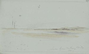Areias da ponte ferroviária de Duddon de William James Linton