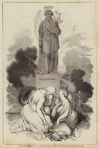 Para a memória de O&39;Connell, um design de William Harvey de William James Linton