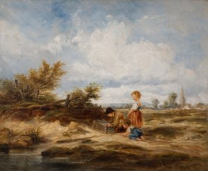 Hampstead Heath - The Bird Trap, 1845. de William James Muller