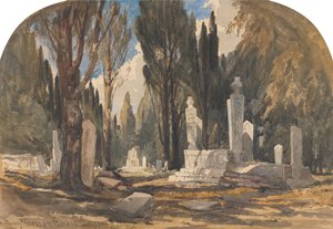 Perto da ponte das caravanas, Esmirna de William James Muller