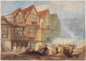 Hospital São Pedro, Bristol (wc on wove paper) de William James Muller
