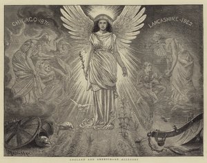 Inglaterra e América, uma alegoria
