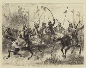 O Príncipe de Gales em Jummoo, Charge! Lanceiros do Maharajah de Cashmere