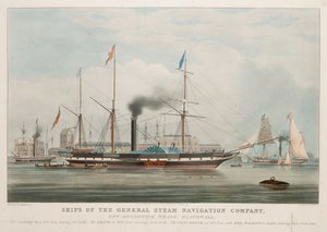 Os navios "Clarence", "Leith" e "Columbine de William John Huggins