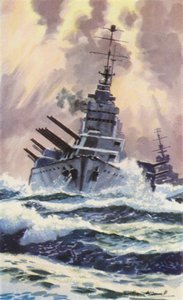 British Capital Ship (cor litho)