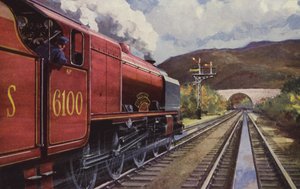 O LMS "Royal Scot" (litografia a cores)