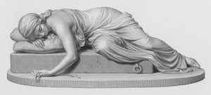 Beatrici Cenci, gravada por W Roffe a partir da escultura de Harriet Hosmer (gravura)