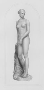 O Escravo grego, gravado por W Roffe a partir da estátua em mármore por Hiram Powers (gravura)